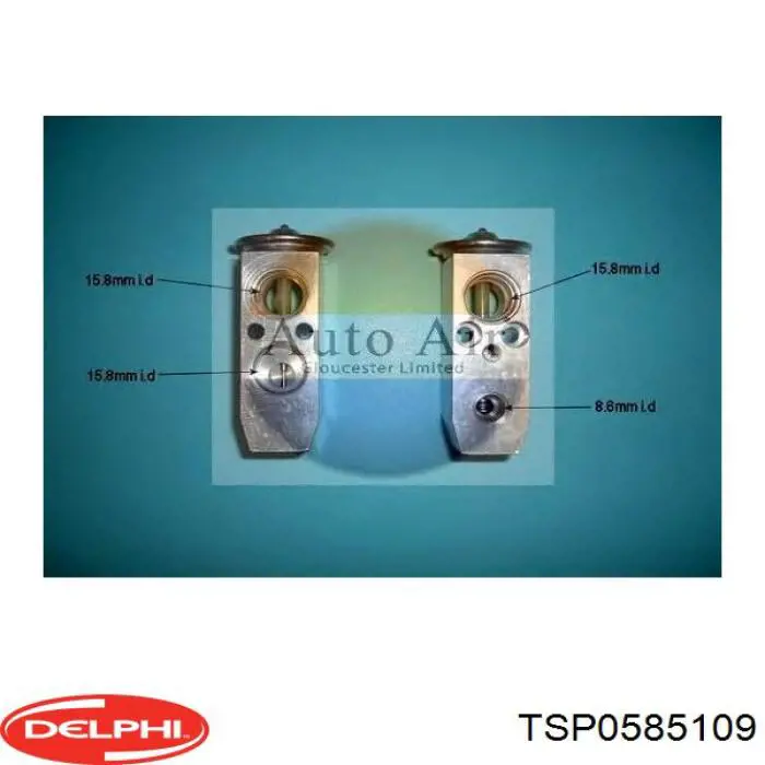 TSP0585109 Delphi válvula de expansión, aire acondicionado