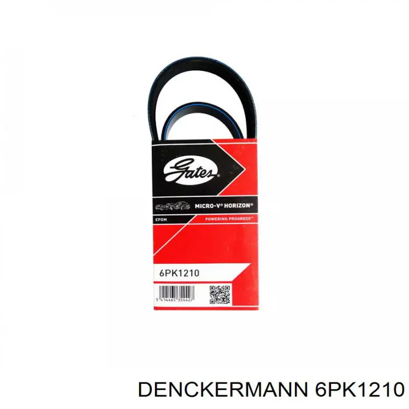 6PK1210 Denckermann correa trapezoidal