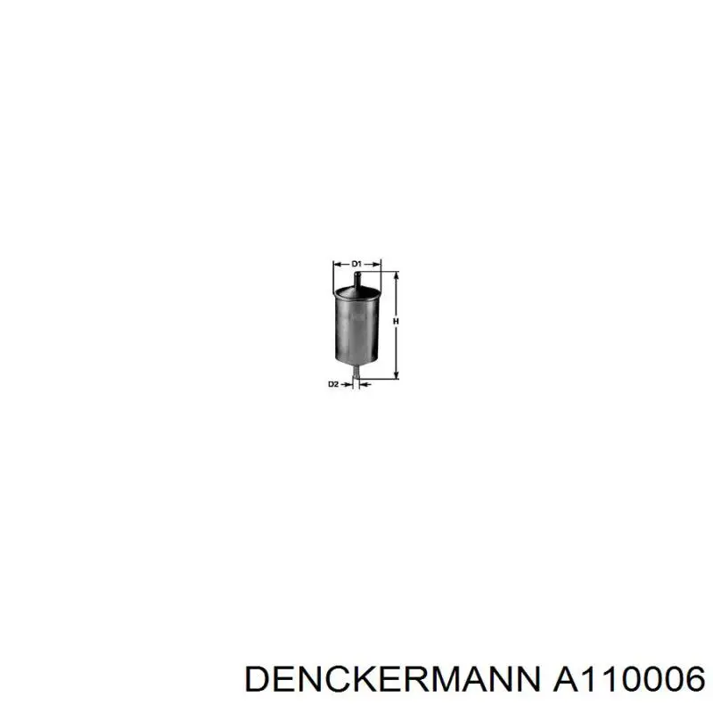 Comprar A110006 Denckermann Filtro diesel