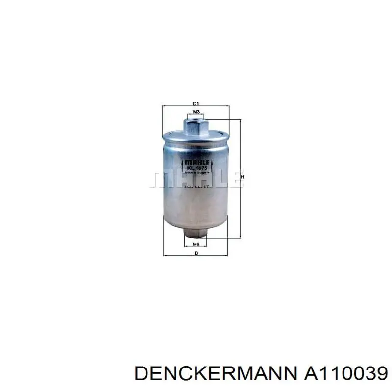 Filtro combustible Denckermann A110039 precio, desde 7,35 EUR