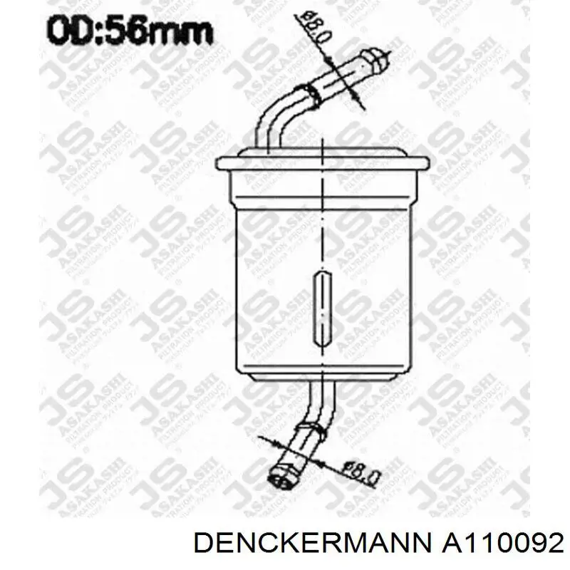 Filtro de gasoil Hyundai/Kia OK01120490B