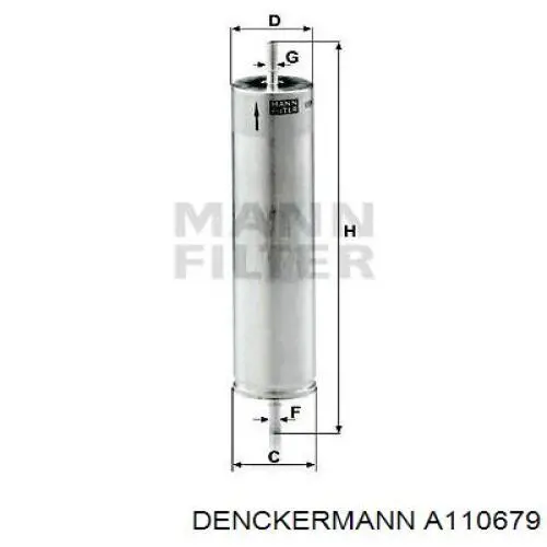 A110679 Denckermann filtro combustible