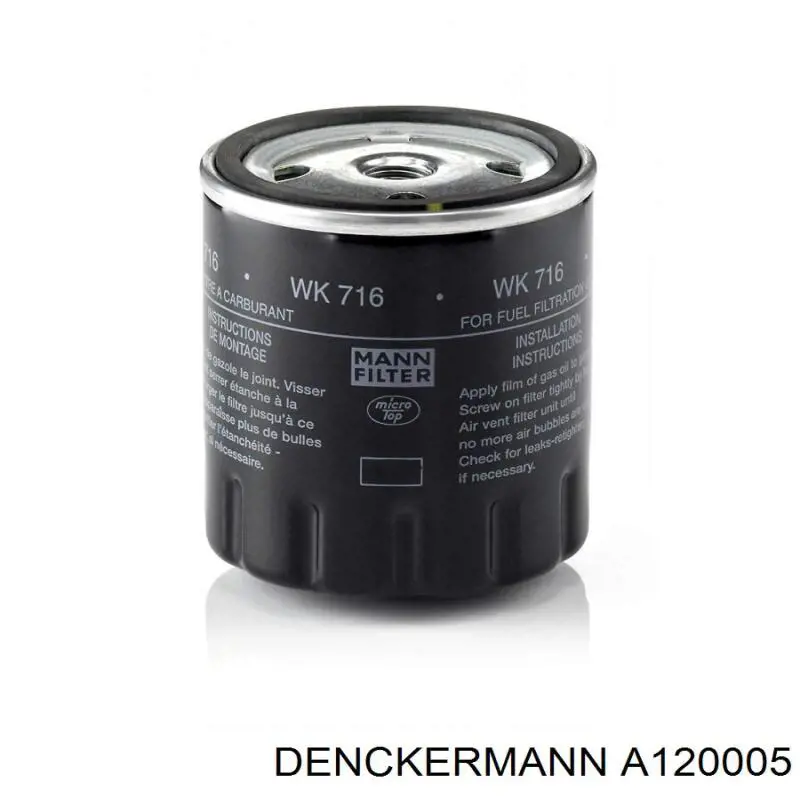 Filtro combustible Denckermann A120005 precio, desde 4,63 EUR