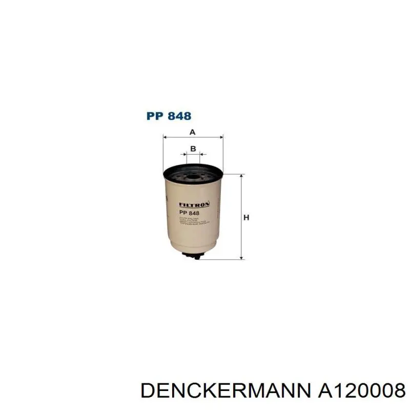 A120008 Denckermann filtro combustible