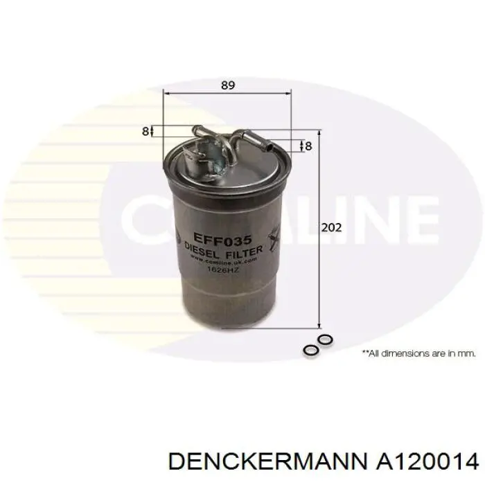 Filtro combustible Denckermann A120014 precio, desde 16,05 EUR