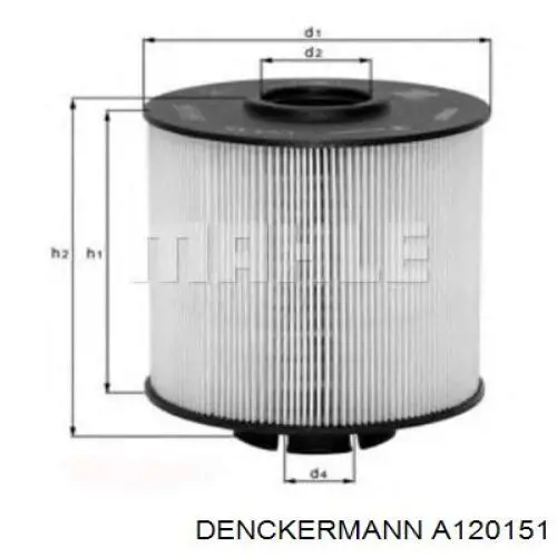 A120151 Denckermann filtro combustible