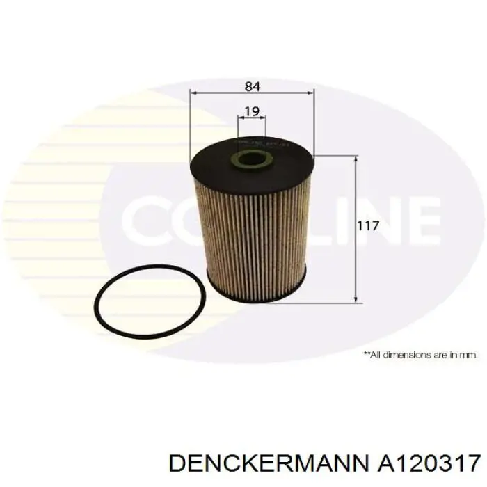 Filtro de gasoil Denckermann A120317