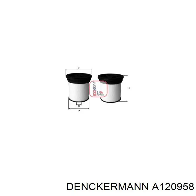 Filtro combustible Denckermann A120958 precio, desde 16,14 EUR