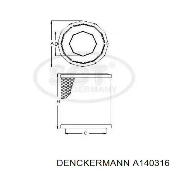 Filtro de aire Ford Ranger ET