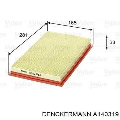 A140319 Denckermann filtro de aire