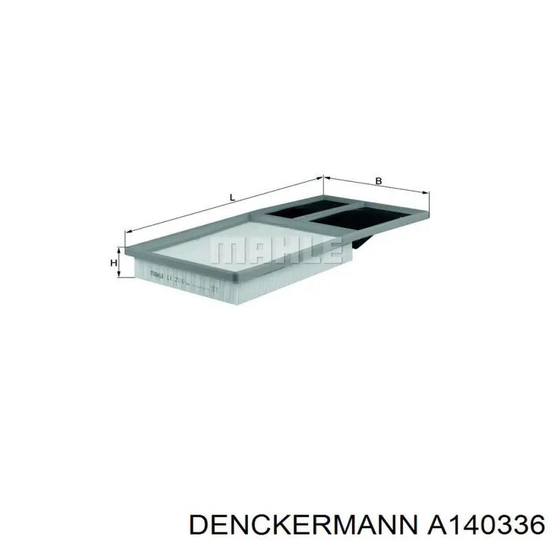 Filtro aire Denckermann A140336