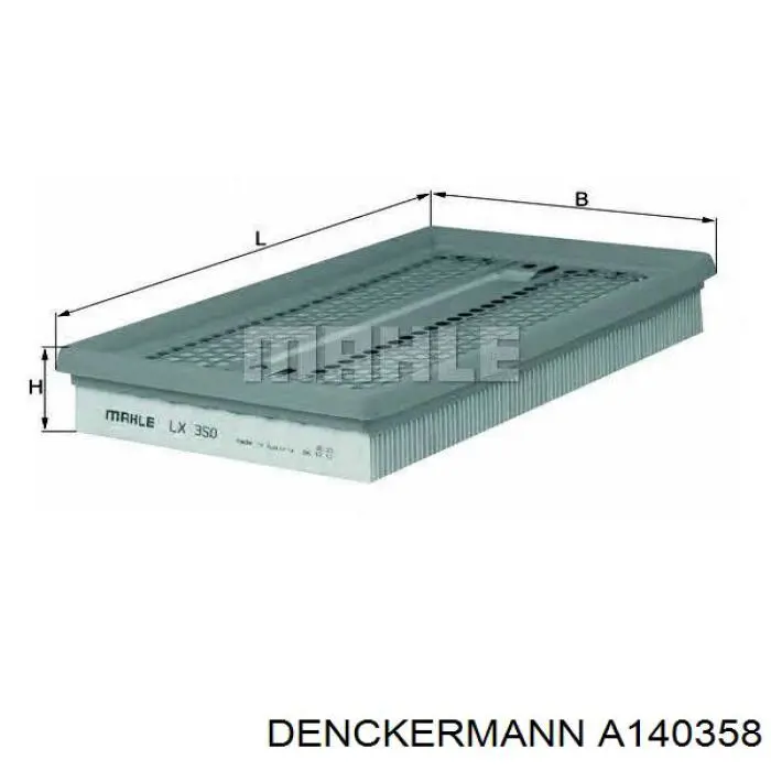 A140358 Denckermann filtro de aire