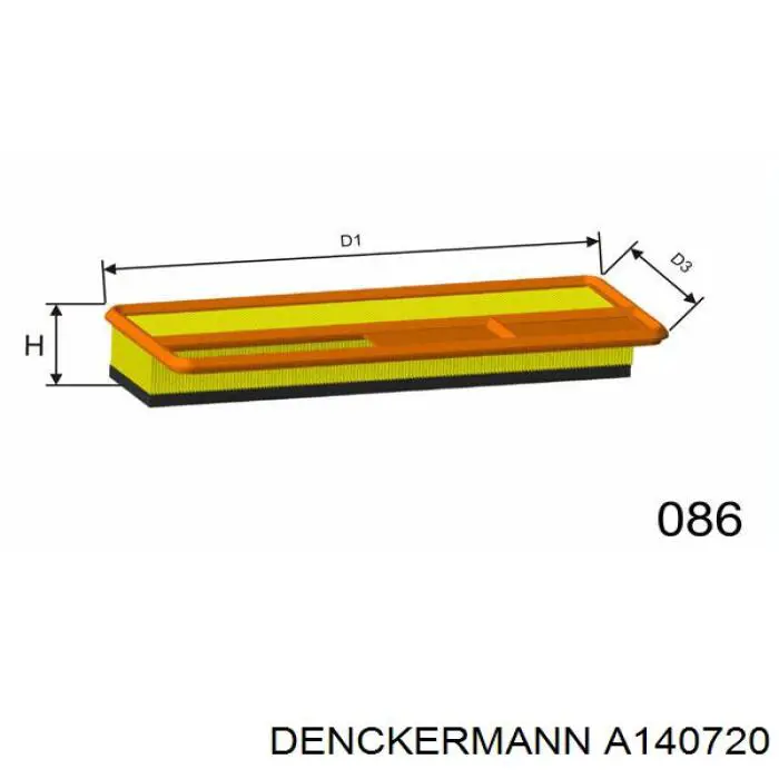 A140720 Denckermann filtro de aire
