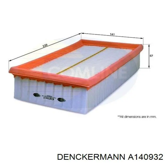 A140932 Denckermann filtro de aire
