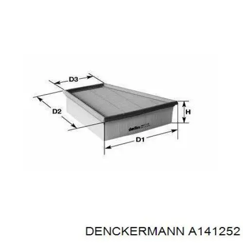 Comprar A141252 Denckermann Filtro de aire
