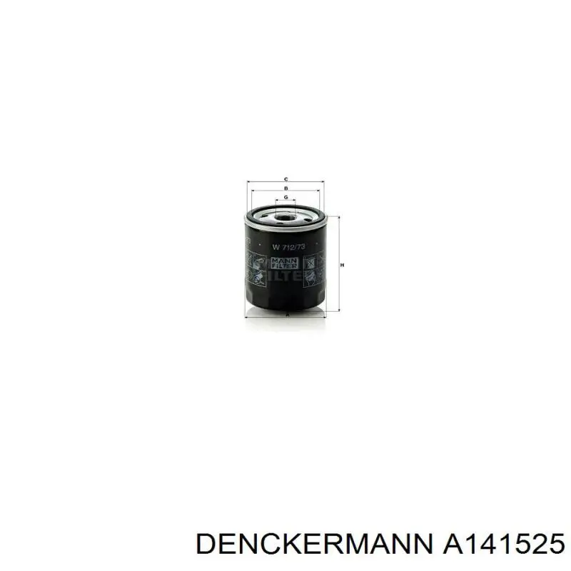 A141525 Denckermann filtro de aire