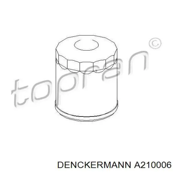 Filtro de aceite Denckermann A210006 precio, desde 4,18 EUR