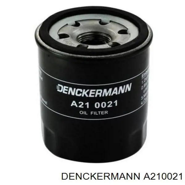 Filtro de aceite A210021 Denckermann