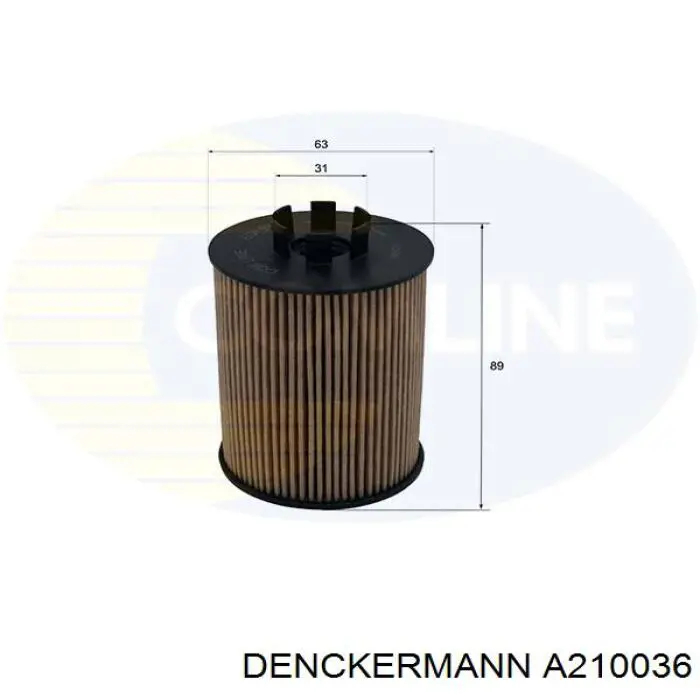 Filtro de aceite Denckermann A210036 precio, desde 4,54 EUR