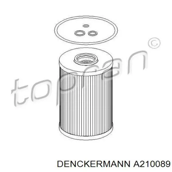 Filtro de aceite DENCKERMANN A210089