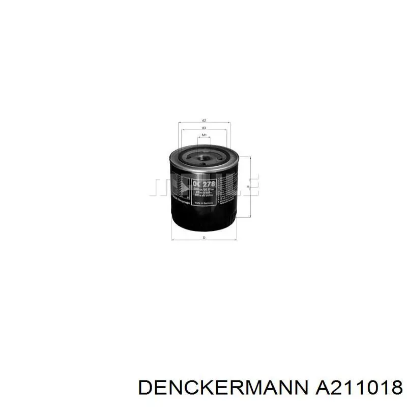 A211018 Denckermann filtro de aceite