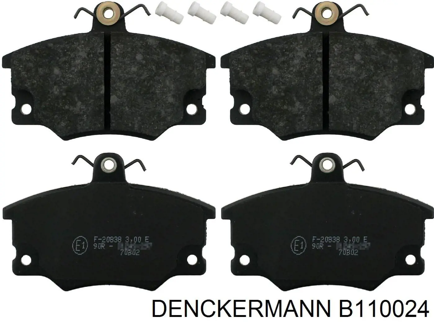 B110024 Denckermann pastillas de freno delanteras