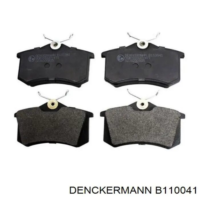 B110041 Denckermann pastillas de freno traseras