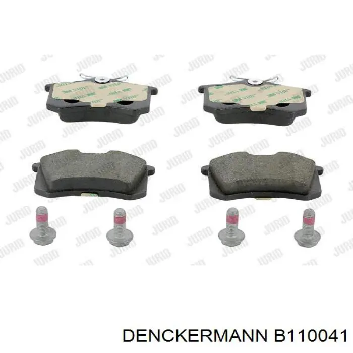 Comprar B110041 Denckermann Pastillas de freno traseras