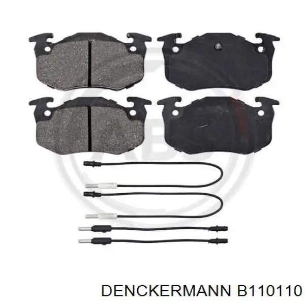 B110110 Denckermann pastillas de freno delanteras