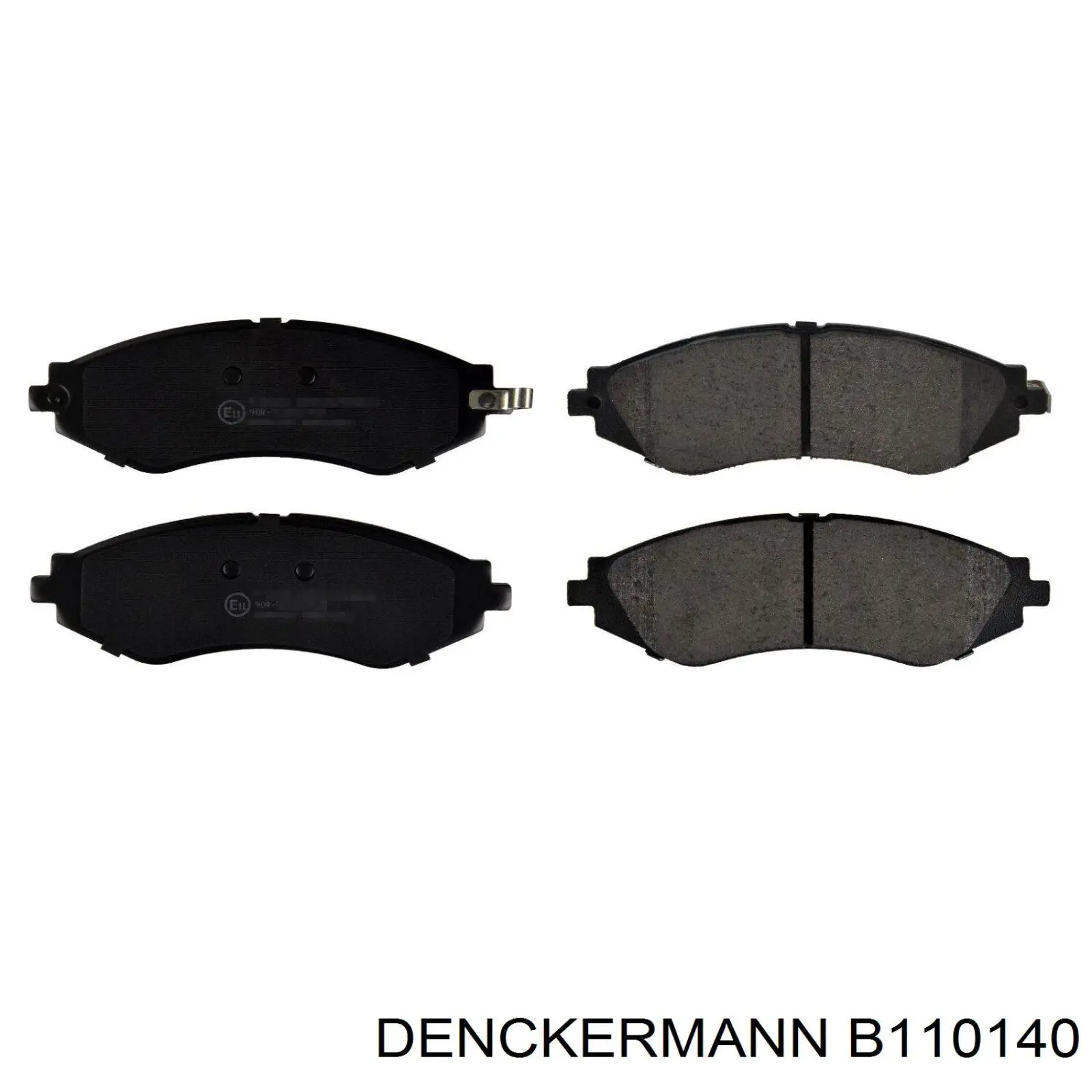 B110140 Denckermann pastillas de freno delanteras