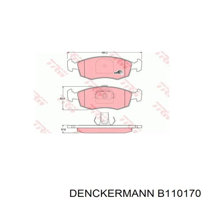 Pastillas de freno delanteras Fiat Punto 2 188