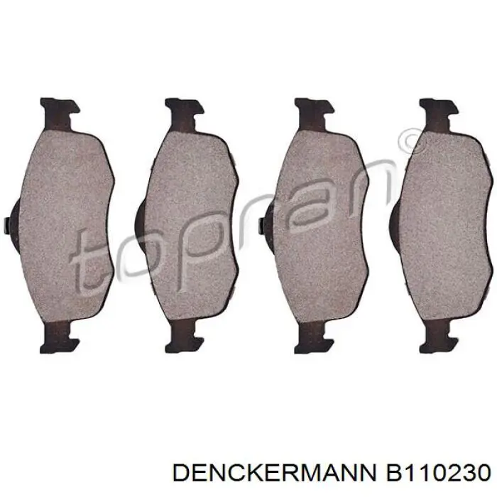 B110230 Denckermann pastillas de freno delanteras