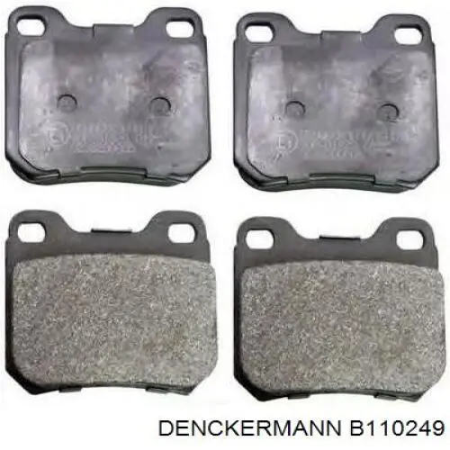 B110249 Denckermann pastillas de freno delanteras