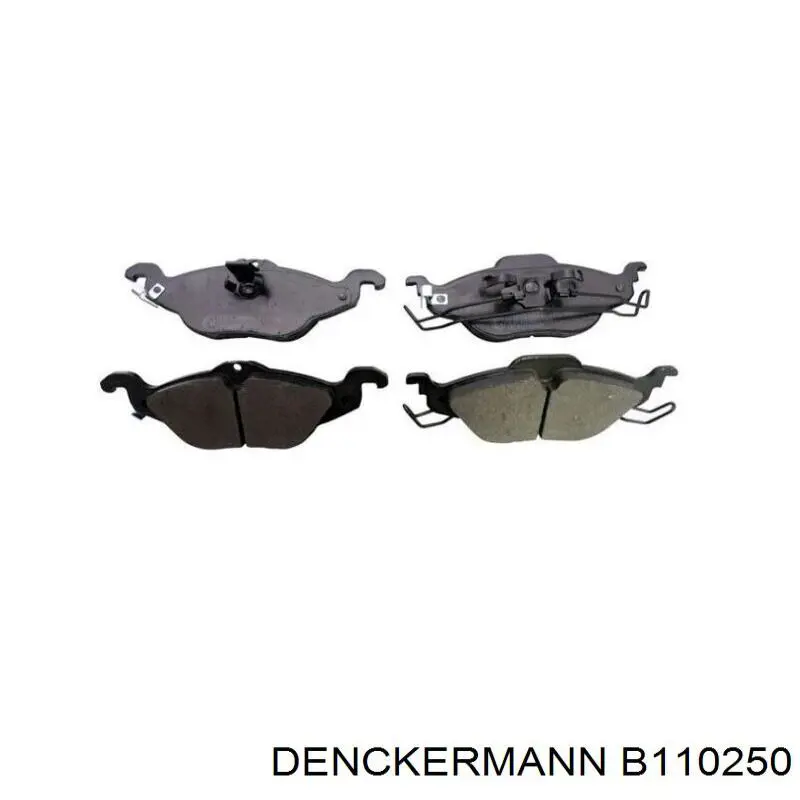 B110250 Denckermann pastillas de freno delanteras