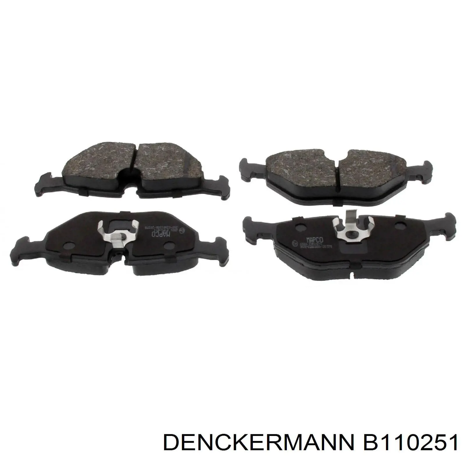 B110251 Denckermann pastillas de freno delanteras