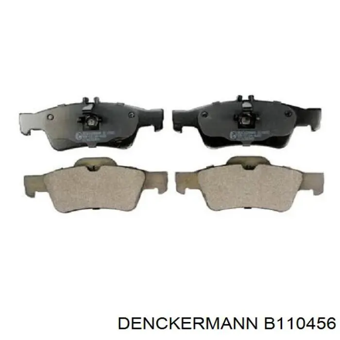 B110456 Denckermann pastillas de freno delanteras