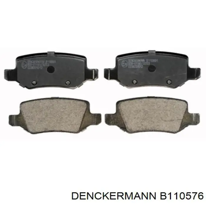 B110576 Denckermann Pastillas freno traseras