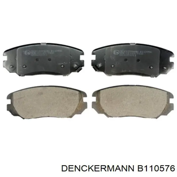 B110576 Denckermann pastillas de freno traseras