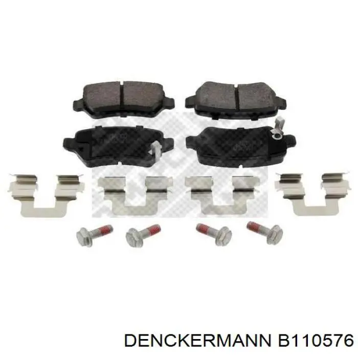 Pastillas traseras de freno Denckermann B110576 precio, desde 19,42 EUR