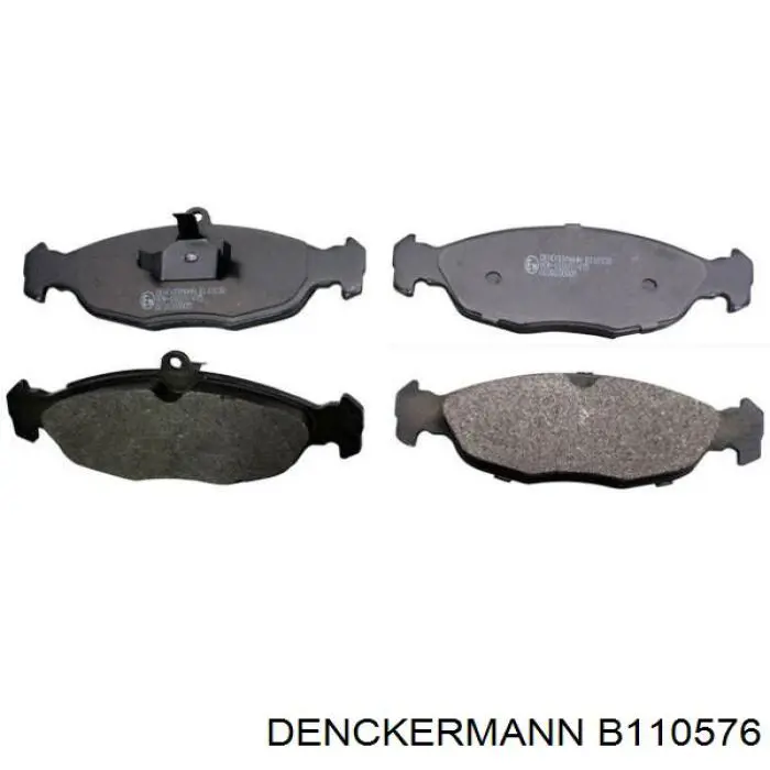 Comprar B110576 Denckermann Pastillas de freno traseras