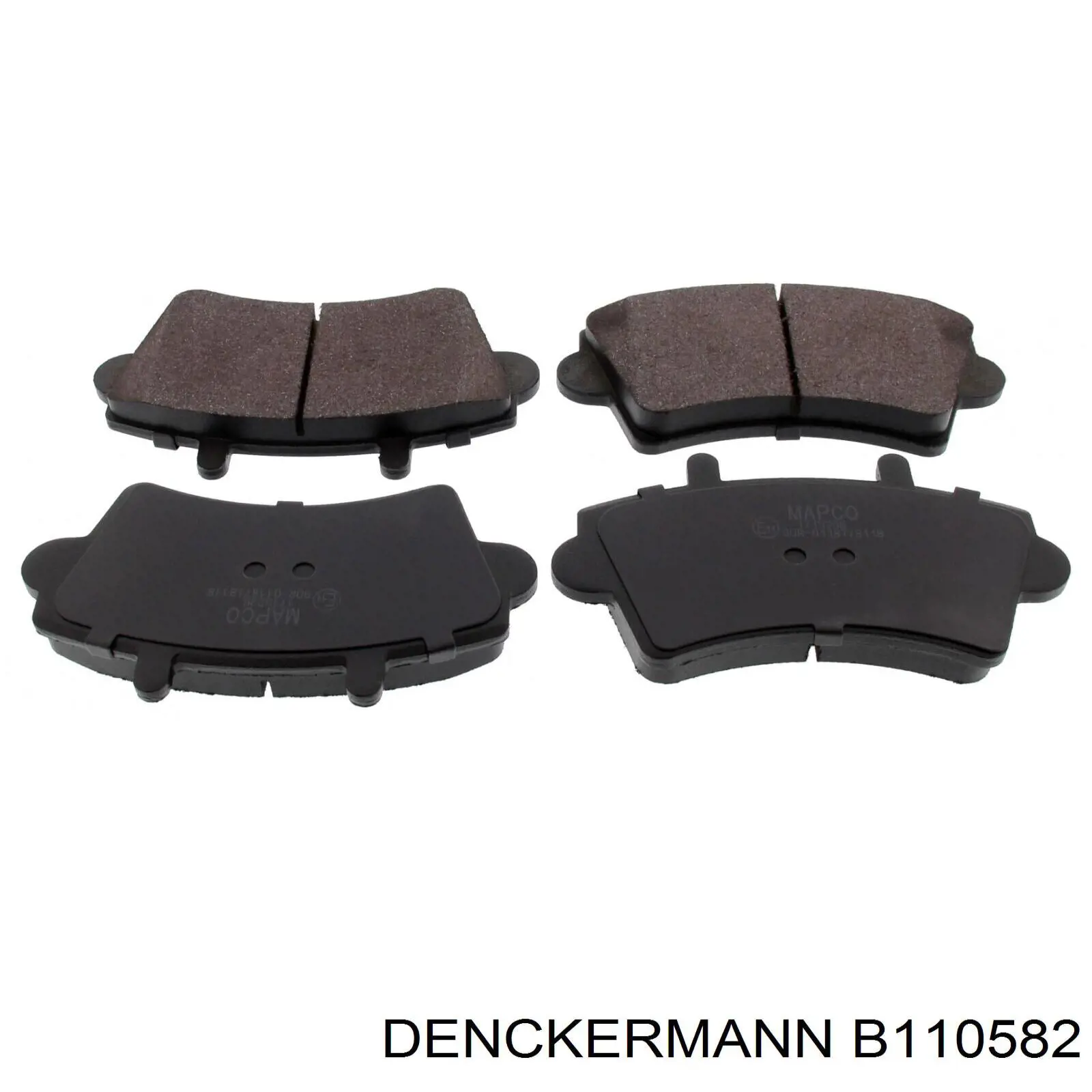 B110582 Denckermann pastillas de freno delanteras