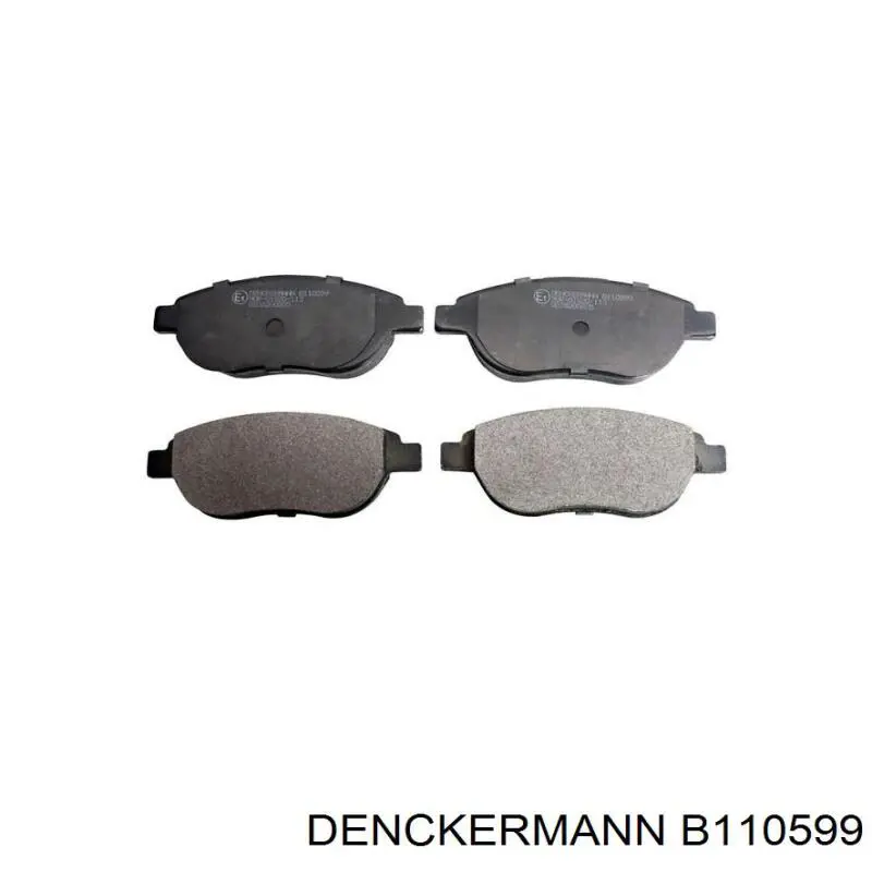 Pastillas de freno delanteras DENCKERMANN B110599