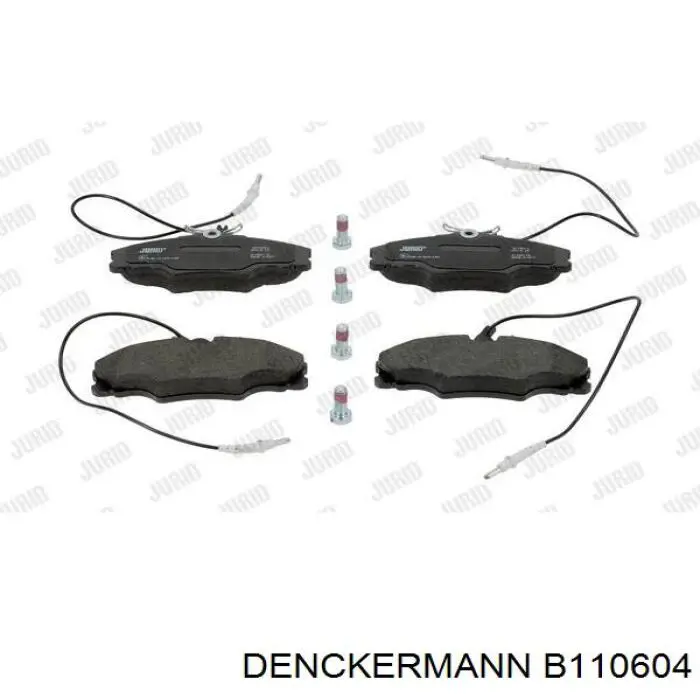 B110604 Denckermann pastillas de freno delanteras