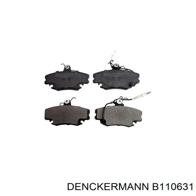 B110631 Denckermann pastillas de freno delanteras