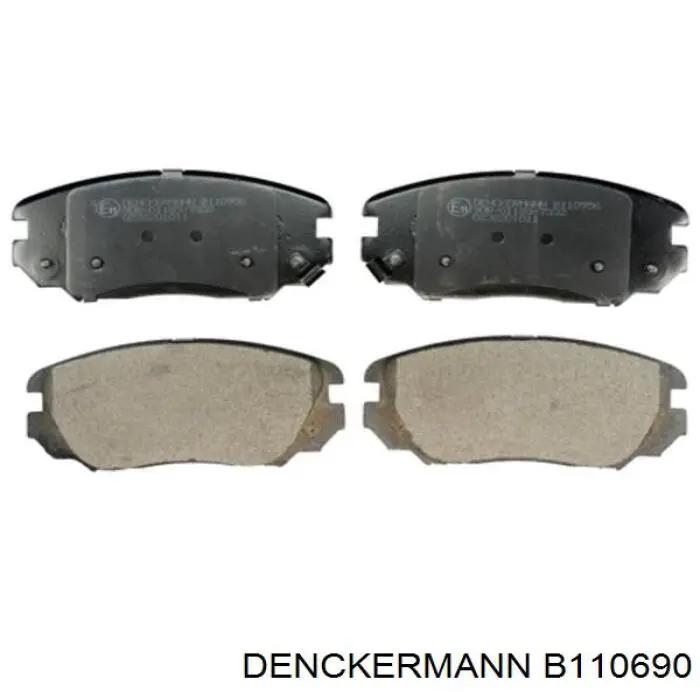 Pastillas freno delanteras Denckermann B110690 precio, desde 21,16 EUR