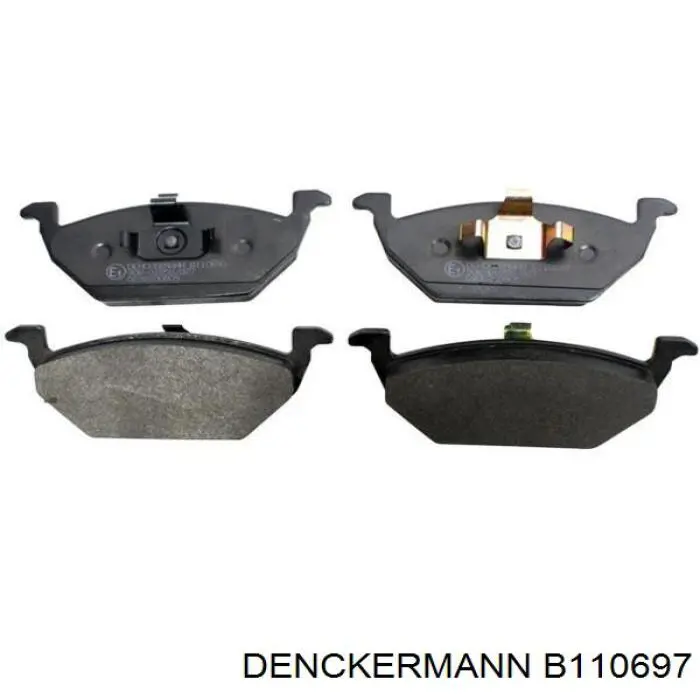 B110697 Denckermann pastillas de freno delanteras