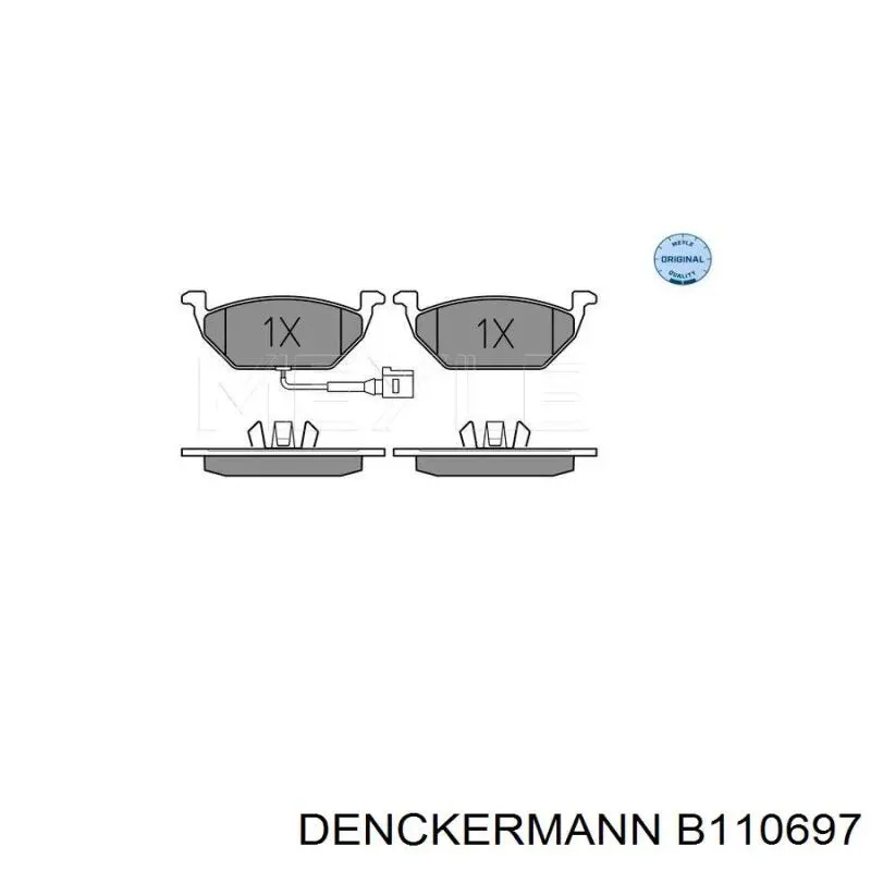 Pastillas de freno delanteras Seat Ibiza 5 KJ1, KJG