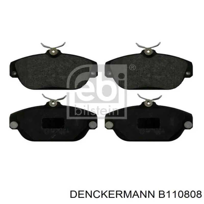 B110808 Denckermann pastillas de freno delanteras