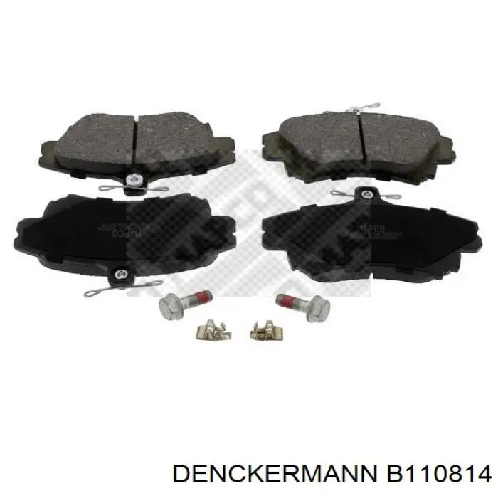 B110814 Denckermann pastillas de freno delanteras