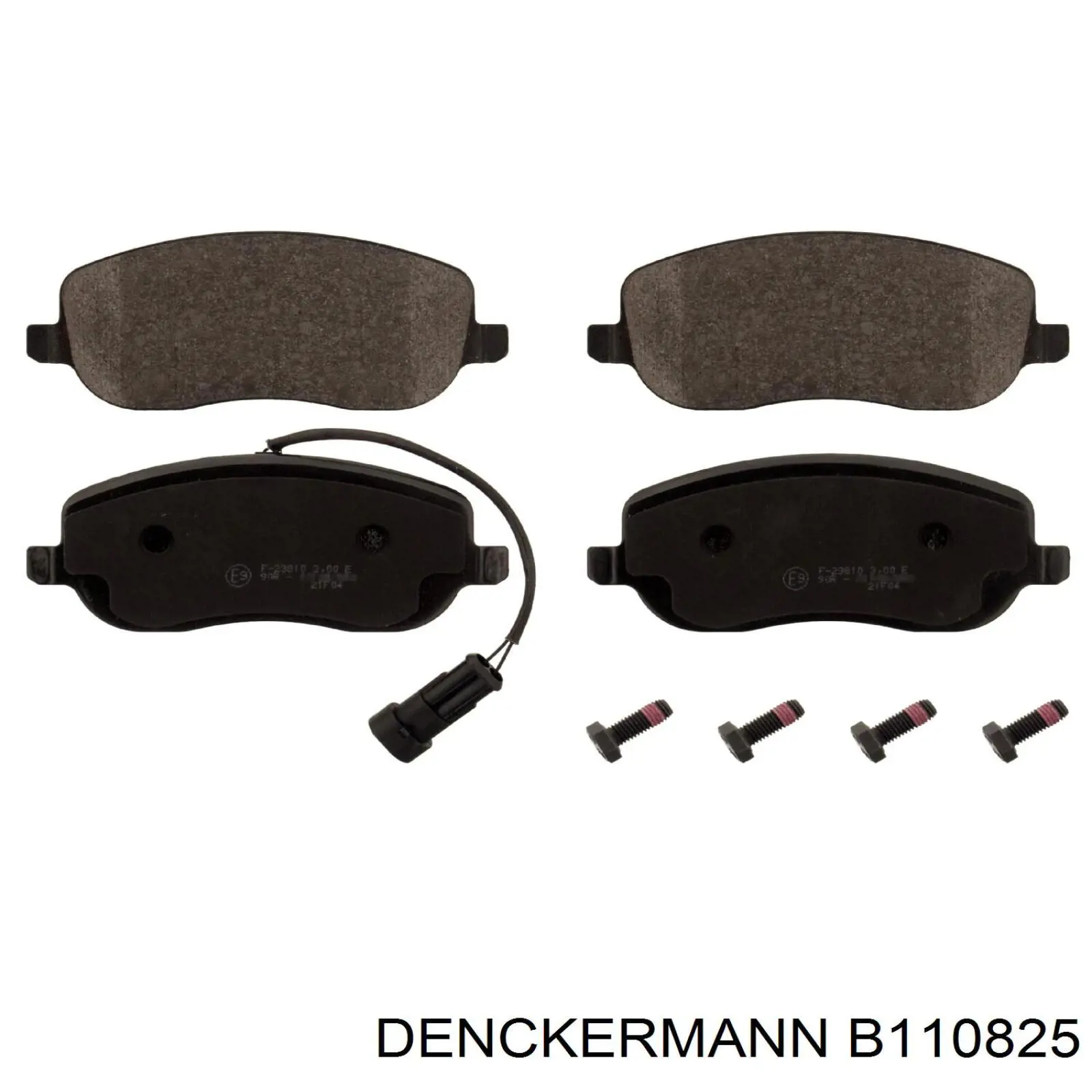 B110825 Denckermann pastillas de freno delanteras